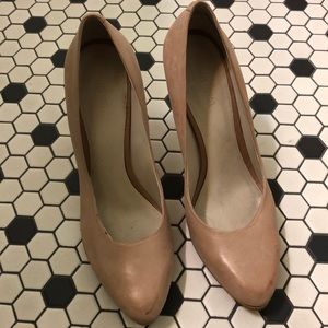 Nine West Rocha natural leather sz 8 1/2